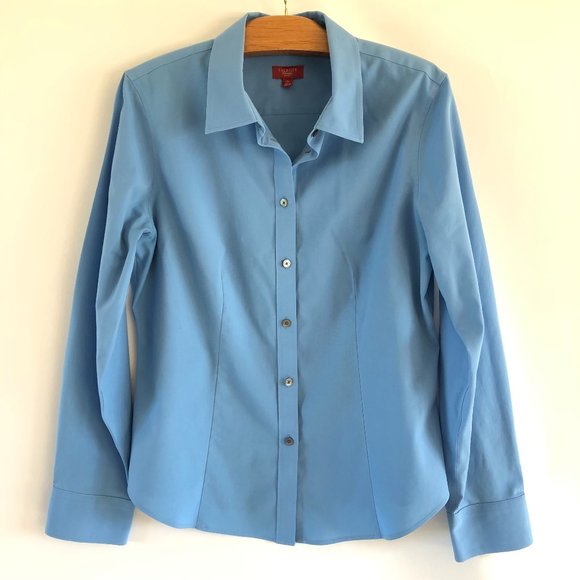Talbots contoured button-up shirt - Picture 1 of 9